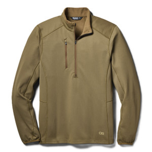 Outdoor Research Men's Ceramik Fleece Half Zip Coyote Brown