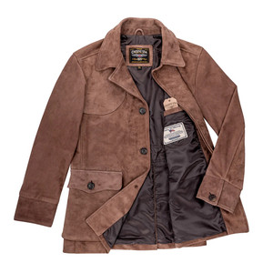 Cockpit USA "T.R. Suede Jacket" Brown USA Made Z21X004 Cockpit USA "T.R. Suede Jacket" Brown USA Made Z21X004
