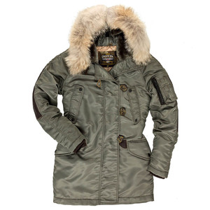 Cockpit USA Antique Lamb N3B Long Parka Brown USA Made