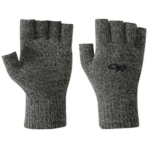 Outdoor Research Fairbanks Fingerless Gloves Charcoal