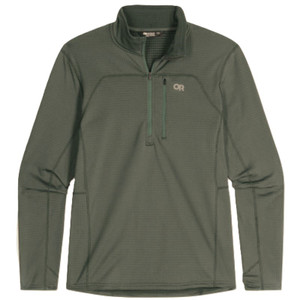 Outdoor Research Men's Vigor Grid Fleece Half Zip Ranger Green Outdoor Research Men's Vigor Grid Fleece Half Zip Ranger Green