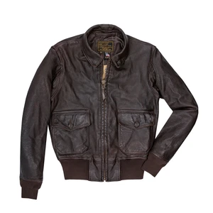 Cockpit USA Navy Carrier Pilot’s Jacket Brown USA Made Z21I024