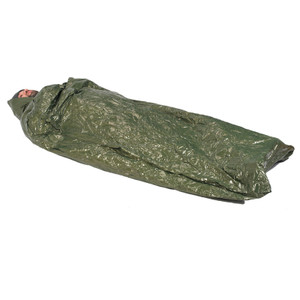 NDUR Emergency Survival Sleeping Bag Olive Green/Silver Military NDUR Emergency Survival Sleeping Bag Olive Green/Silver Military
