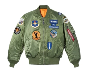 Alpha Industries MA-1 Squadron Bomber Jacket Sage Green