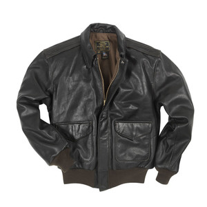 U.S.A.F First Reissue A-2 Since 1943 Jacket Brown Long Goatskin