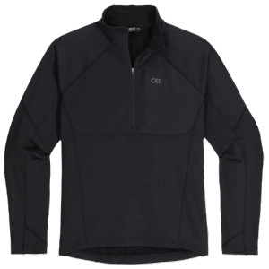 Outdoor Research Men's Deviator Fleece Half Zip Black Outdoor Research Men's Deviator Fleece Half Zip Black
