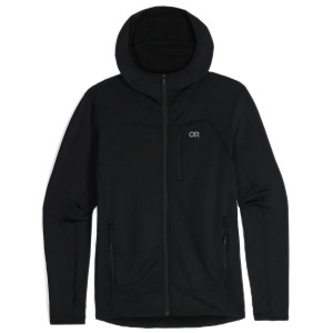 Outdoor Research Men's Vigor Grid Fleece Full Zip Hoodie Black Outdoor Research Men's Vigor Grid Fleece Full Zip Hoodie Black