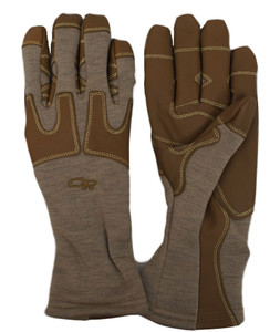 Outdoor Research Swoop Liner Gloves Tan FR USA Made Outdoor Research Swoop Liner Gloves Tan FR USA Made