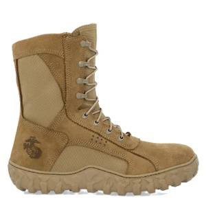 Rocky USMC S2V Steel Toe Military Boot Coyote Brown USA Made