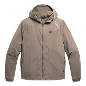 Outdoor Research Men's Astroman Full Zip Sun Hoodie Gravel