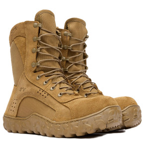 Rocky S2V Side Zip Composite Toe Tactical Military Boot Coyote Brown USA Made Rocky S2V Side Zip Composite Toe Tactical Military Boot Coyote Brown USA Made