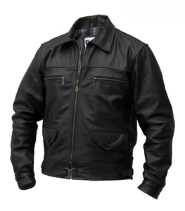Noble House Flight Jacket Hartmann black Horse hide