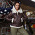 Women's B-3 Bomber Jacket in Brown W72N100