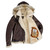 Cockpit USA B-3 Hooded Sheepskin Bomber Jacket (Long) USA Made  Cockpit USA B-3 Hooded Sheepskin Bomber Jacket (Long) USA Made