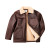 Cockpit USA Shearling Chore Jacket Brown USA Made_Z21F105