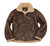 Cockpit USA B-6 Shearling Bomber Jacket Brown USA Made