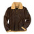 Cockpit USA B-6 Shearling Bomber Jacket Brown USA Made  Cockpit USA B-6 Shearling Bomber Jacket Brown USA Made