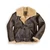 Cockpit USA R.A.F. Sheepskin Bomber Jacket Brown Leather USA Made 