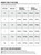 Cockpit USA Women's Size Chart Cockpit USA Women's Size Chart