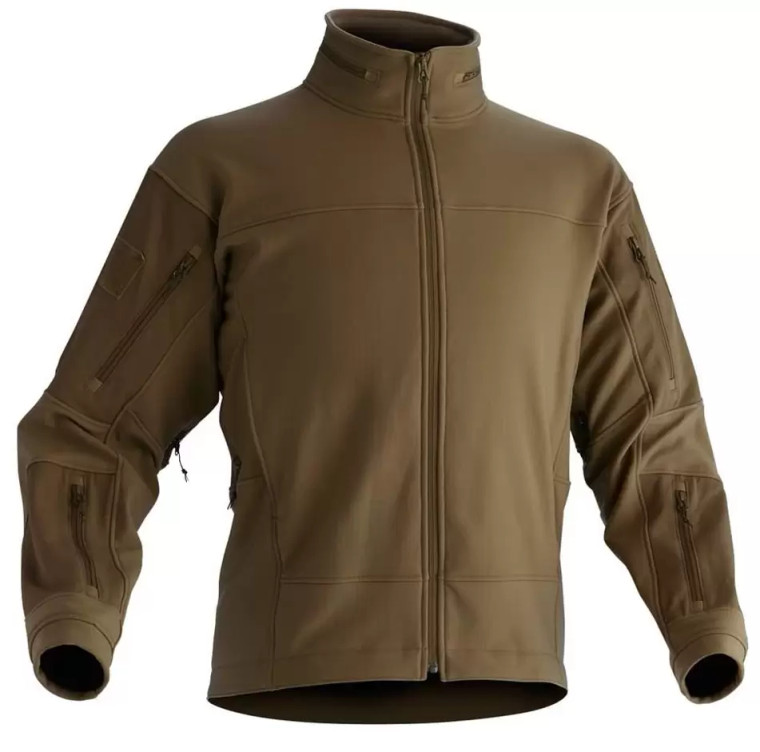 Wild Things Tactical Heavy Soft Shell Jacket with Fleece Lining Coyote Brown USA Made