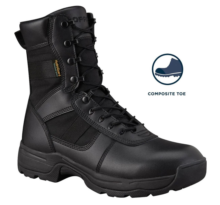 Propper Series 100® 8" Side Zip Boot Waterproof Comp Toe Black