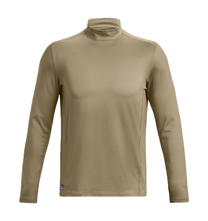 UA Tactical ColdGear Infrared Base Mock Federal Tan