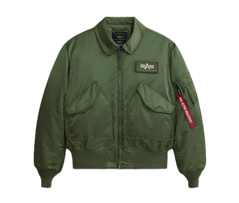 Alpha Industries CWU 45/P Flight Jacket Sage Green