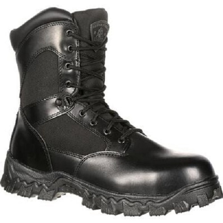 Bota de servicio público con aislamiento Rocky Alpha Force impermeable 400 g negro