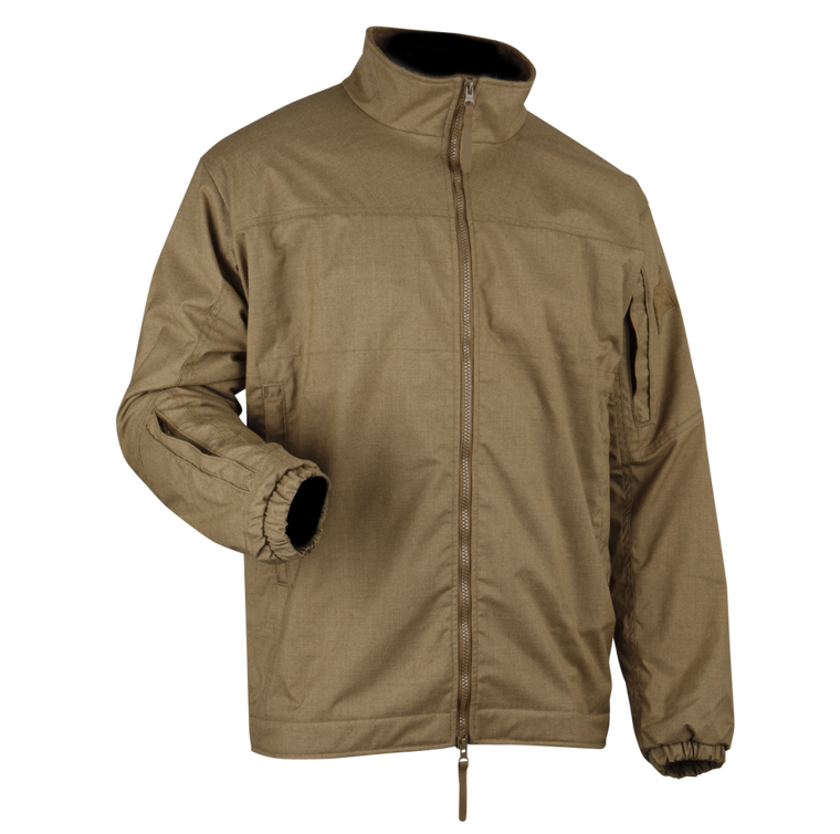 Wild Things taktische Jacke mit Softshell-Fleecefutter, feuerhemmend, Coyote Brown, hergestellt in den USA