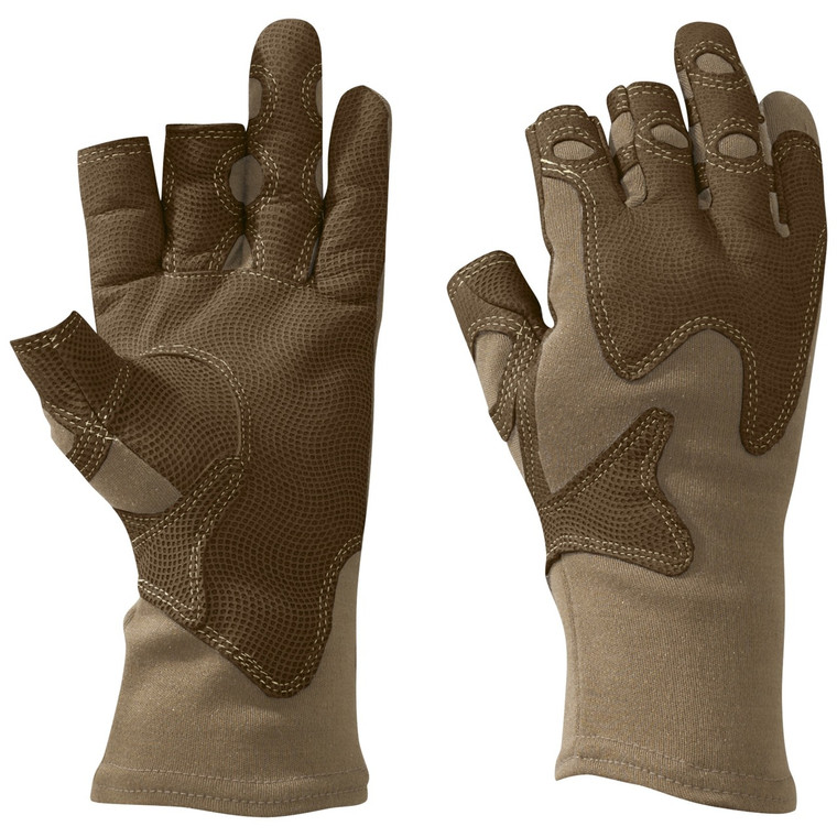 Outdoor Research Fingerless Gloves Coyote Brown USA Made