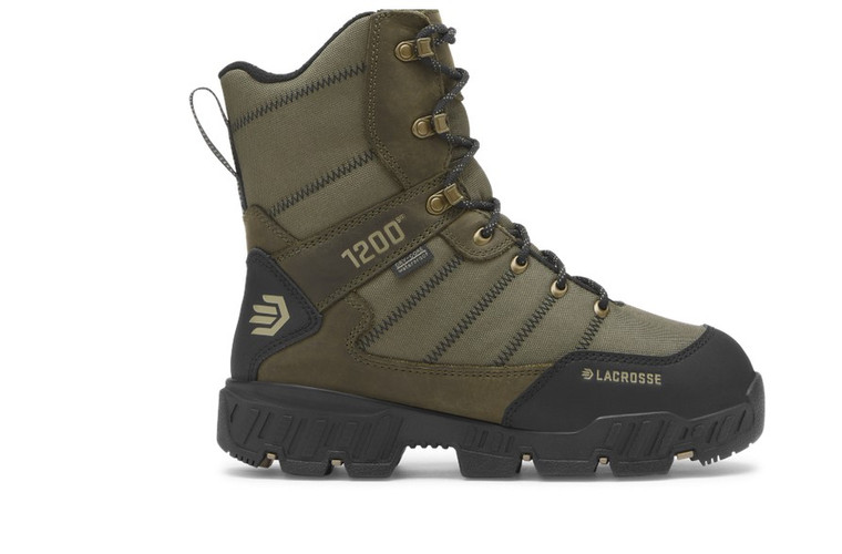 Lacrosse Women's Cold Snap II Boots 8" Olive Night 1200G