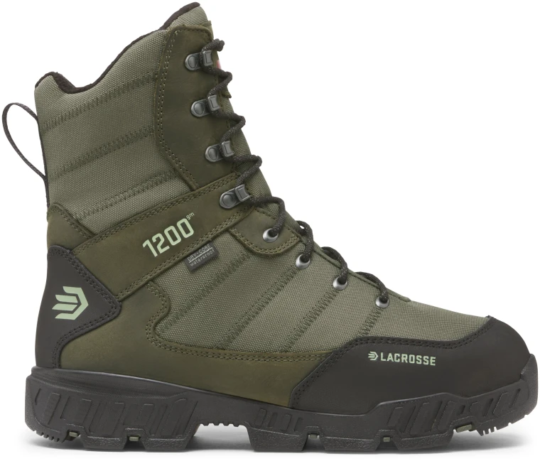 Lacrosse Men's Cold Snap II 9 inch Olive Night 1200G Boot