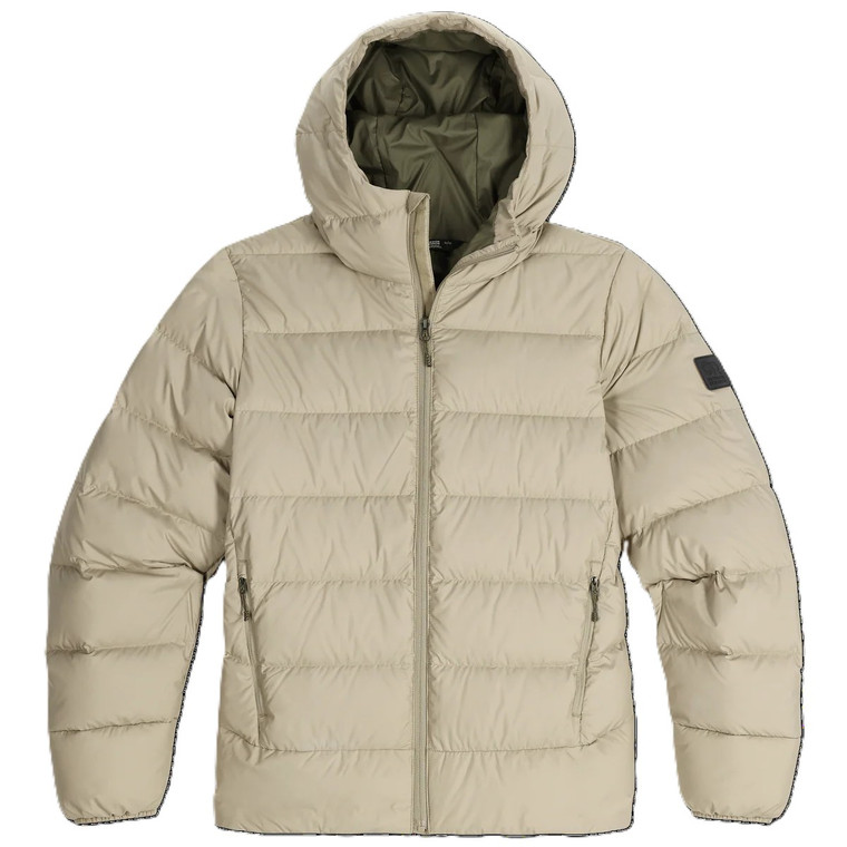 Outdoor Research Men's Coldfront Down Hoodie Pro Khaki