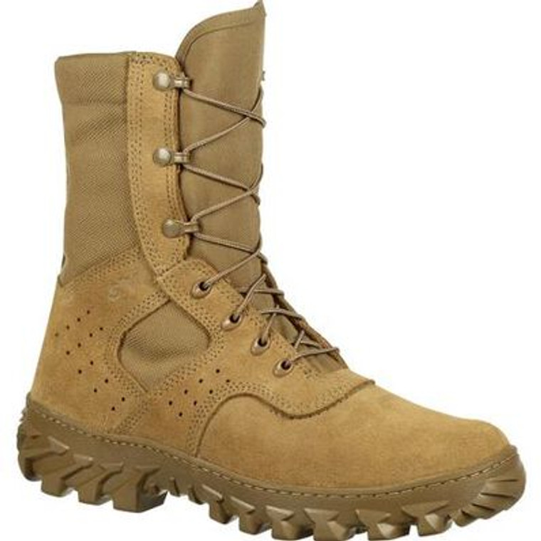 Rocky boots s2v bottes renforcées résistantes aux perforations dans la jungle coyote marron fabriquées aux États-Unis