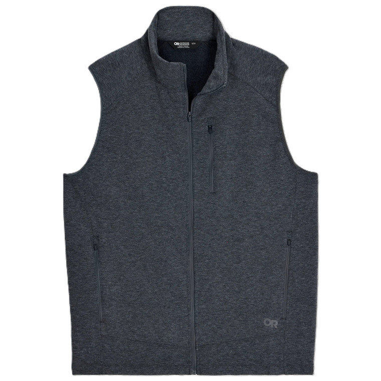 Outdoor Research Men's Crescent Fleece Vest Storm Heather