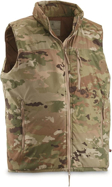 B.A.F社 LEVEL7 GEN3 ECWCS PRIMALOFT VEST Level 7 Coyote Brown Primaloft PCU Vest ECWCS By BAF US Army