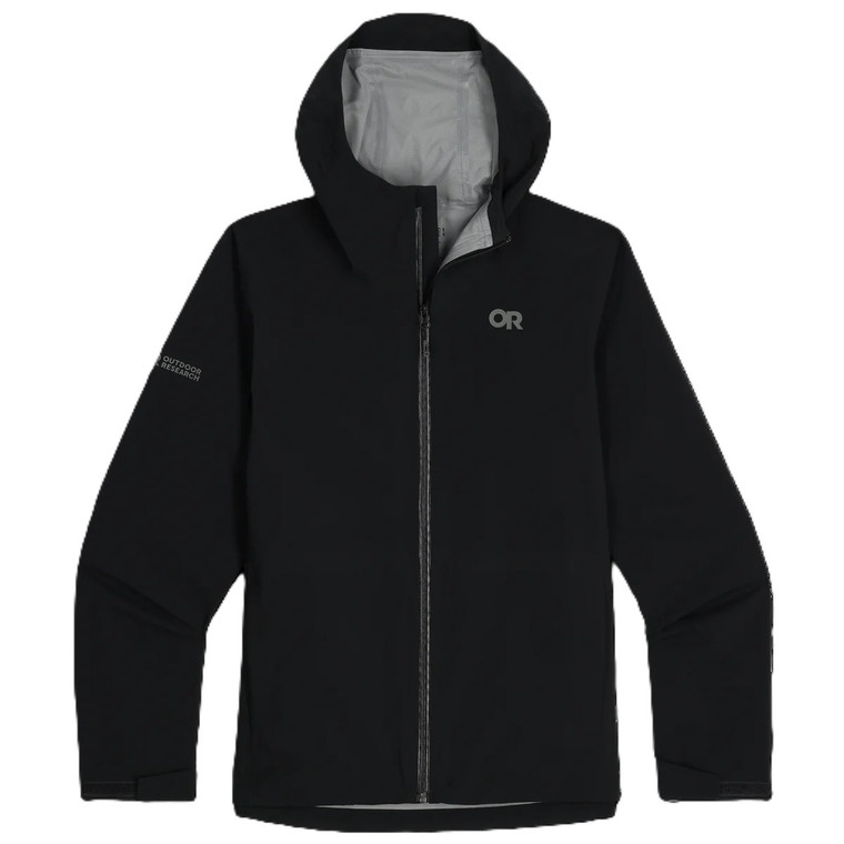 Outdoor Research Men's Stratoburst Stretch Rain Jacket Black