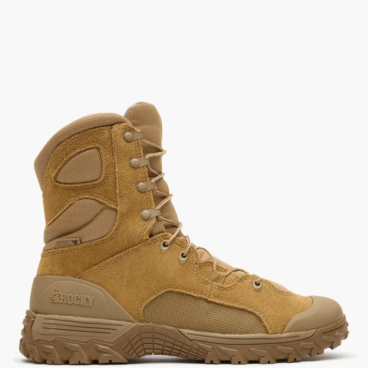Rocky Mountain Waterproof Combat Boot 8" Coyote Brown