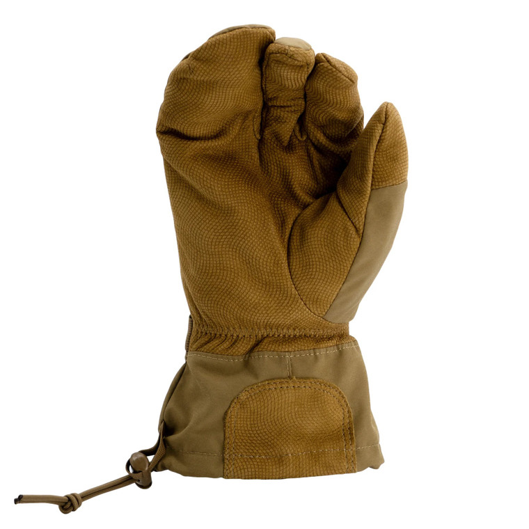 Climb And Place Cold Weather Three Finger Glove With Removable Liner Coyote Brown USA Made