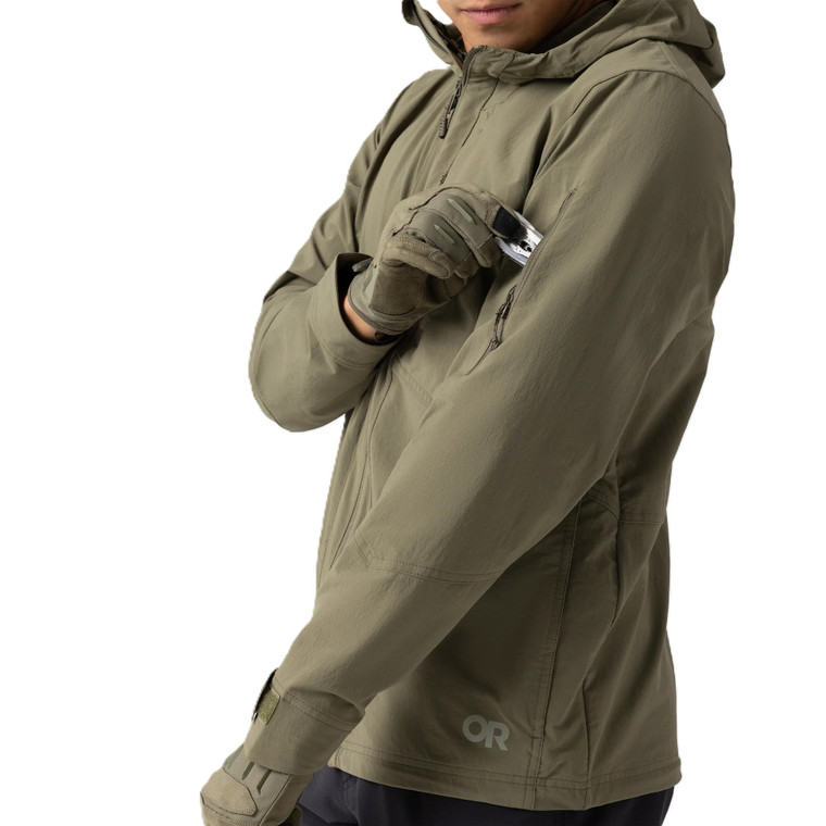 Outdoor Research Men's Solstice Softshell Jacket Ranger Green Combat Fit