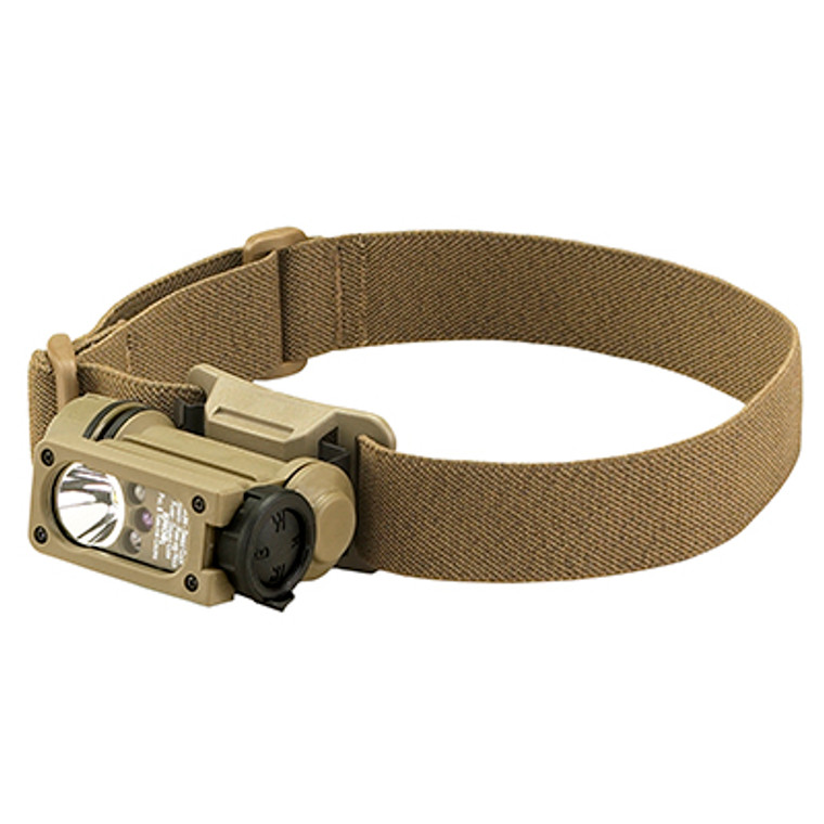 Streamlight Sidewinder Compact II Military Model with Helmet Mount & Headstrap Coyote