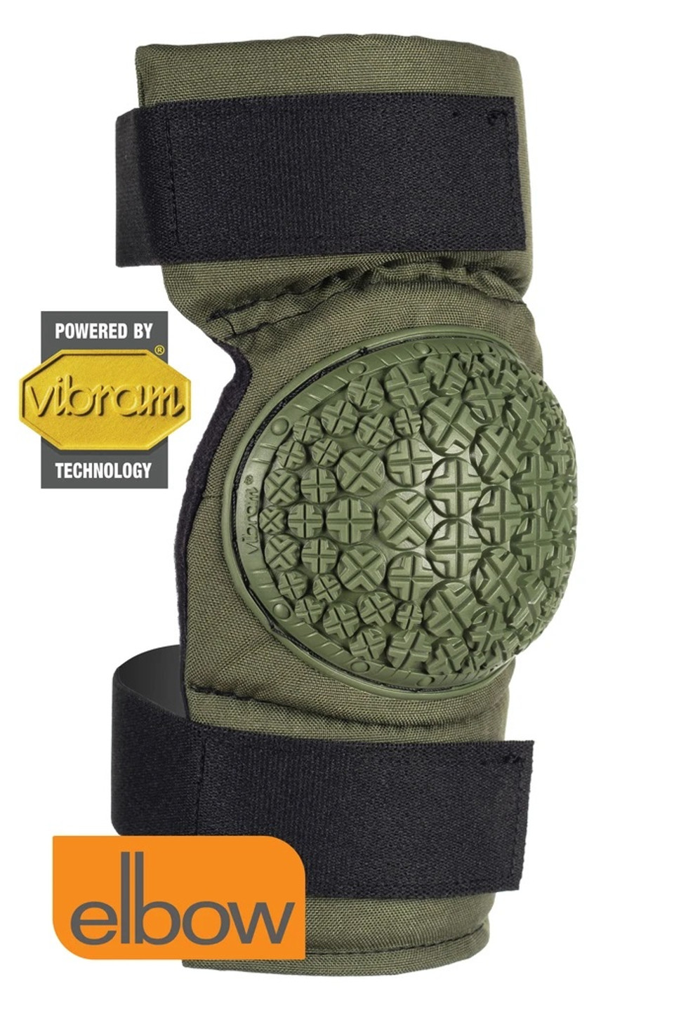 Alta Industries AltaCONTOUR360 Tactical Elbow Pads with VIBRAM Olive Green