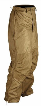 Wild Things Level 7 Quilted Primaloft Pants 4 Ounces, Coyote Brown  XX-Large, NOS