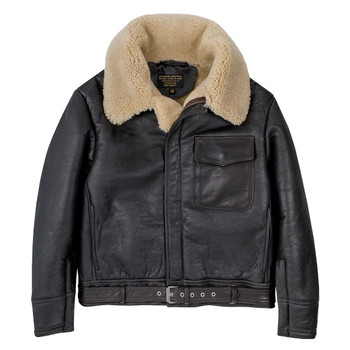 Cockpit USA B-2 シープスキン ジャケット ブラウン USA製