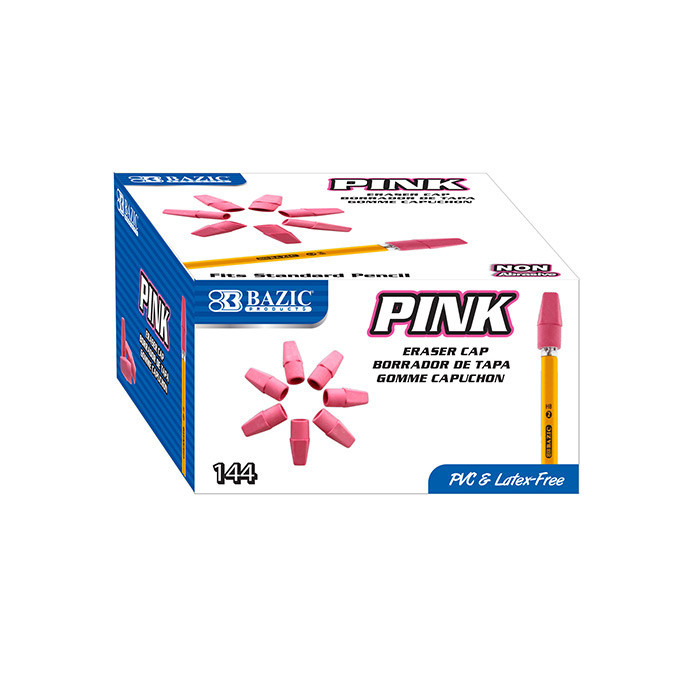 Bazic Gomme Neon A Forma Di Scalpello - Confezione Da 50 Pezzi, Colori Assortiti, Perfette Per Matite Standard - 2