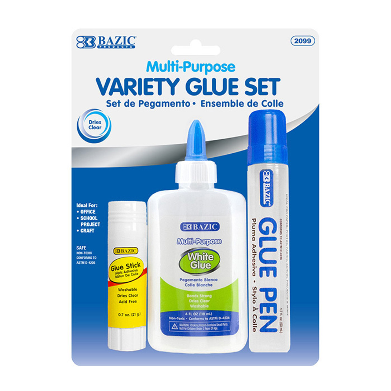 Glue Pens - 1.7 oz, Washable, Acid-Free
