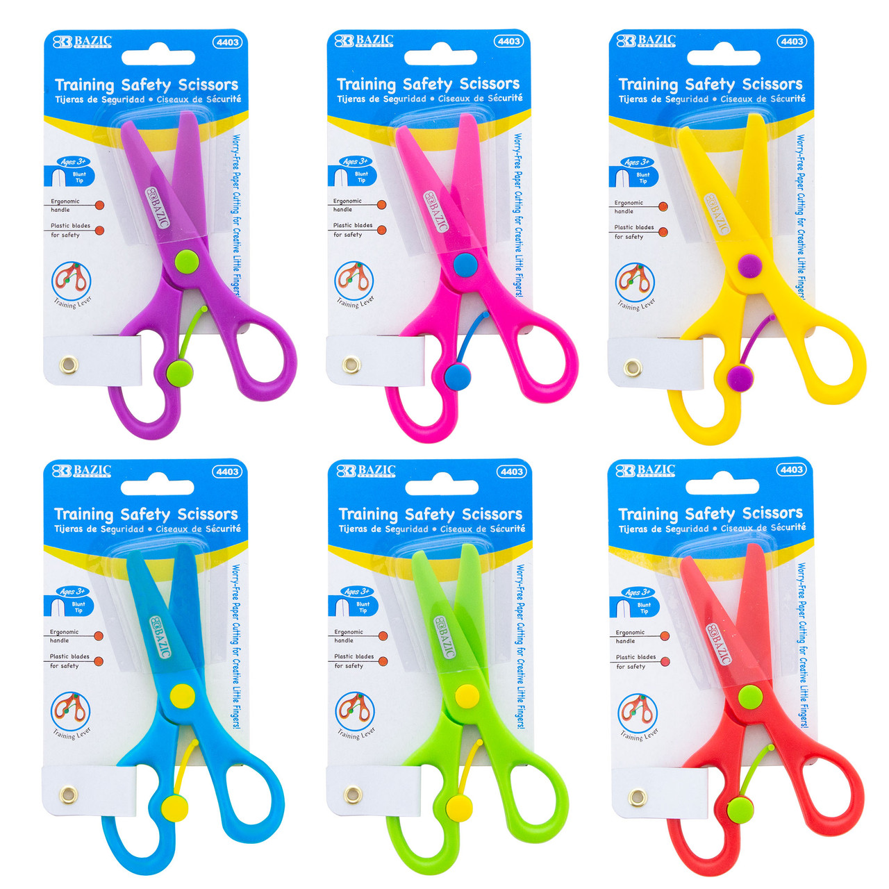 Bazic 5 Blunt Tip School Scissors