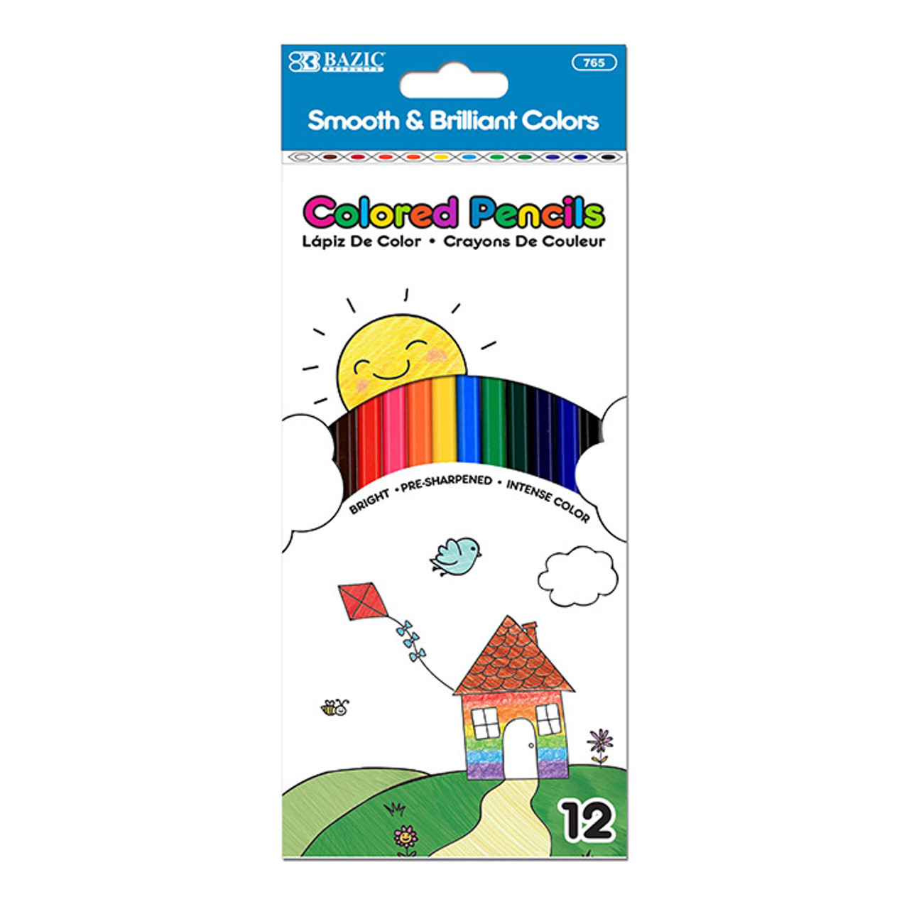 12-Color Colored Pencils - 12 Boxes