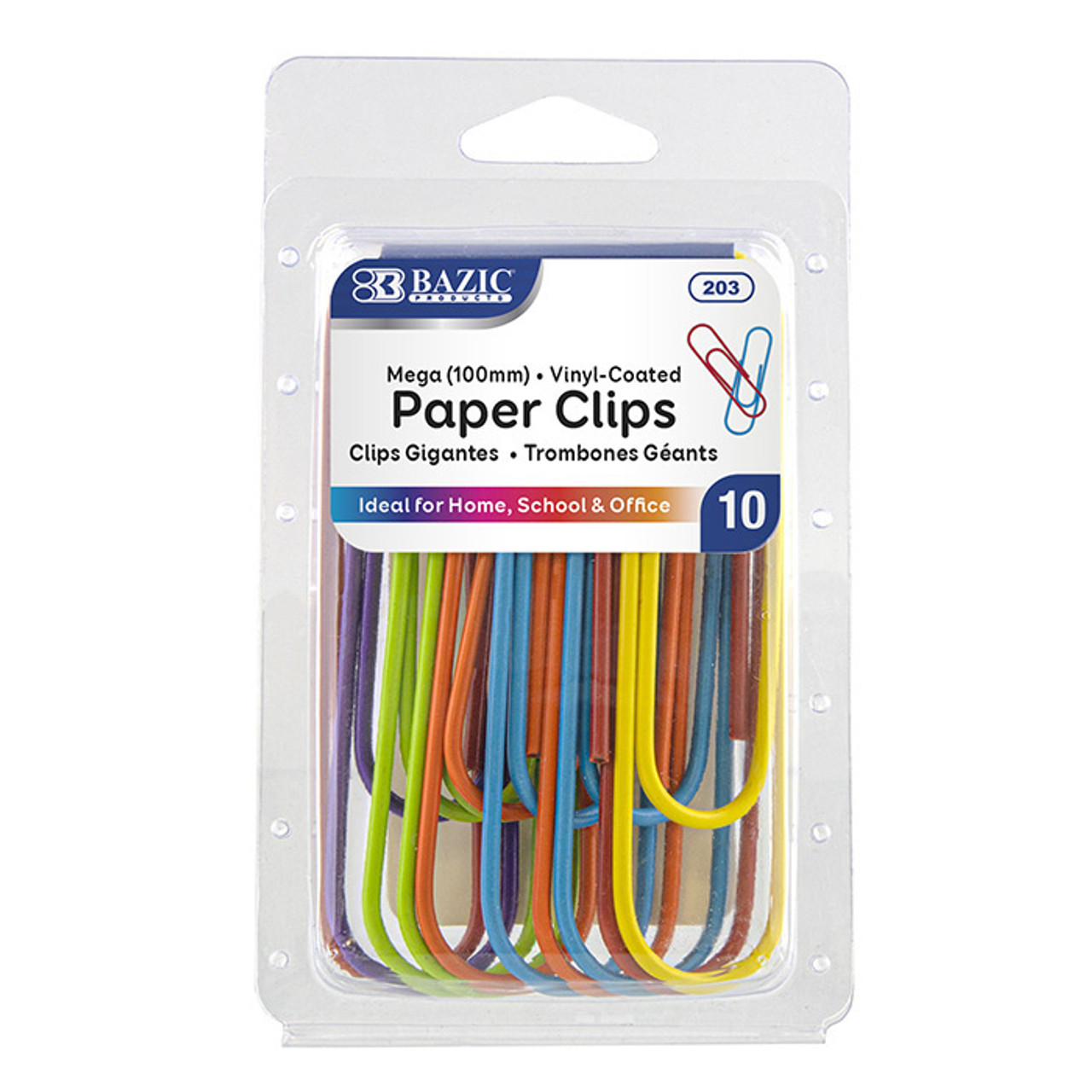 Mega Large Paper Clips 50 Pack 4 Inche Extra Large Jumbo Multicolored Paper  Clip