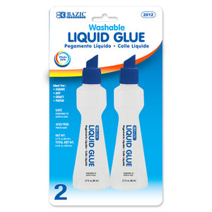 BAZIC 2.7 FL OZ (80 mL) Stationery Clear Glue (2/Pack) BAZIC 2.7 FL OZ (80 mL) Stationery Clear Glue (2/Pack)